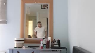 Rude Dude Wakes Partner With a Wet One