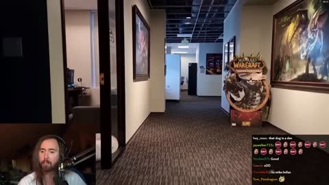 Asmongold notices something inside Blizzard Campus