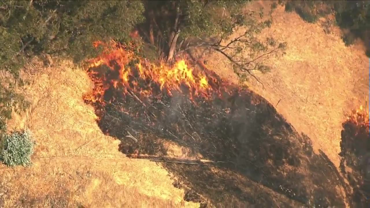 A massive fire has broken out in the Oakland Hills