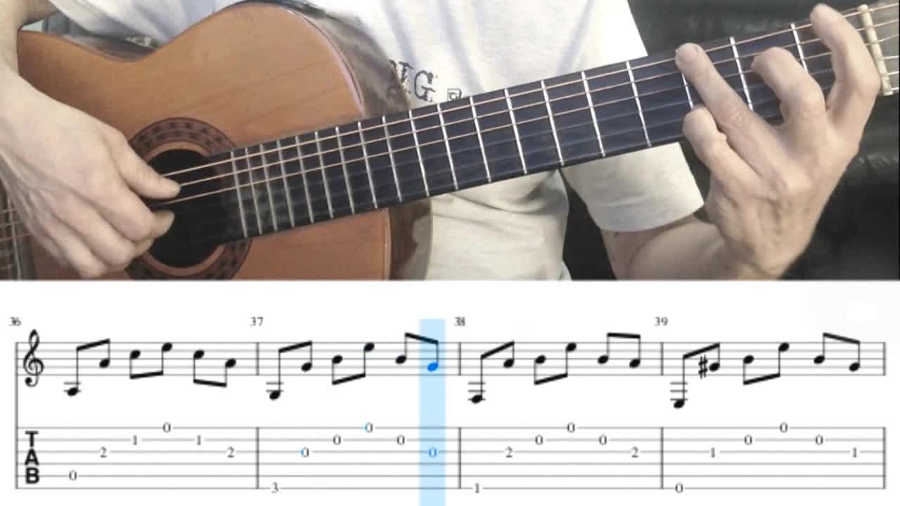 MALAGUEÑA - Fingerstyle Guitar with TAB