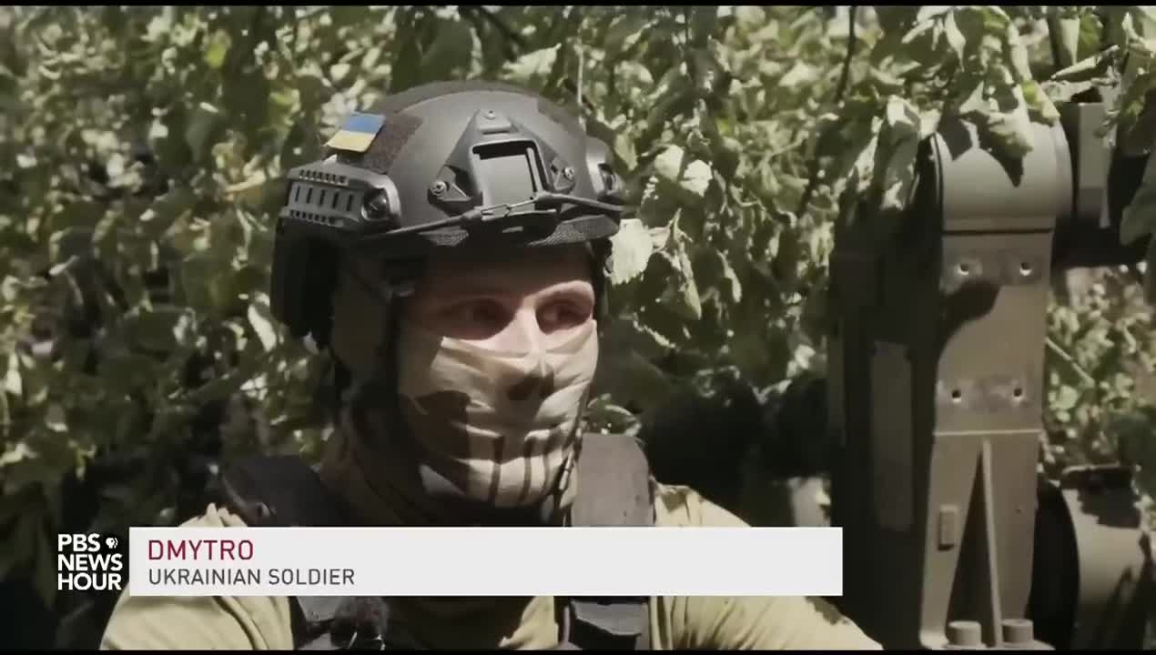 Ukrainian soldiers on the front lines repel Russian forces using U.S. heavy weapons