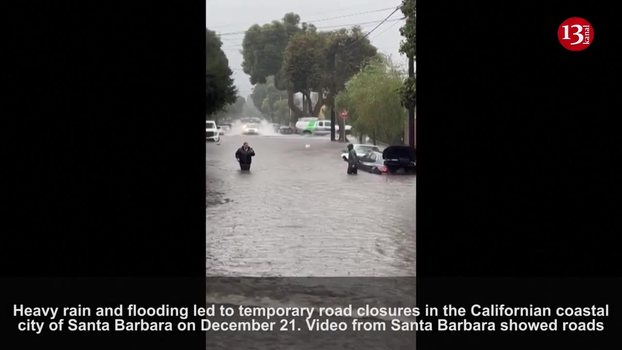 Heavy rain causes flooding in California