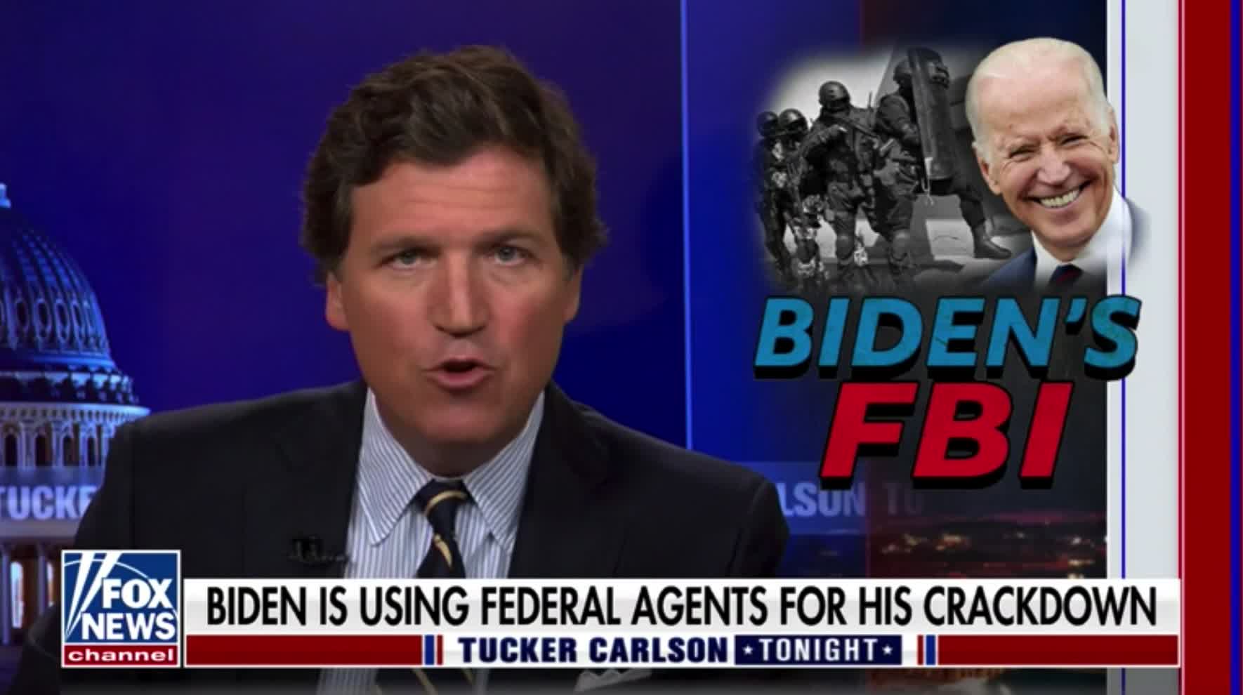 Tucker Carlson: "Free speech is a prerequisite for a democratic system, obviously."