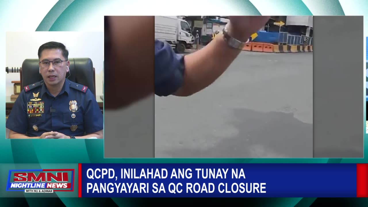 QCPD, inilahad ang tunay na pangyayari sa QC road closure