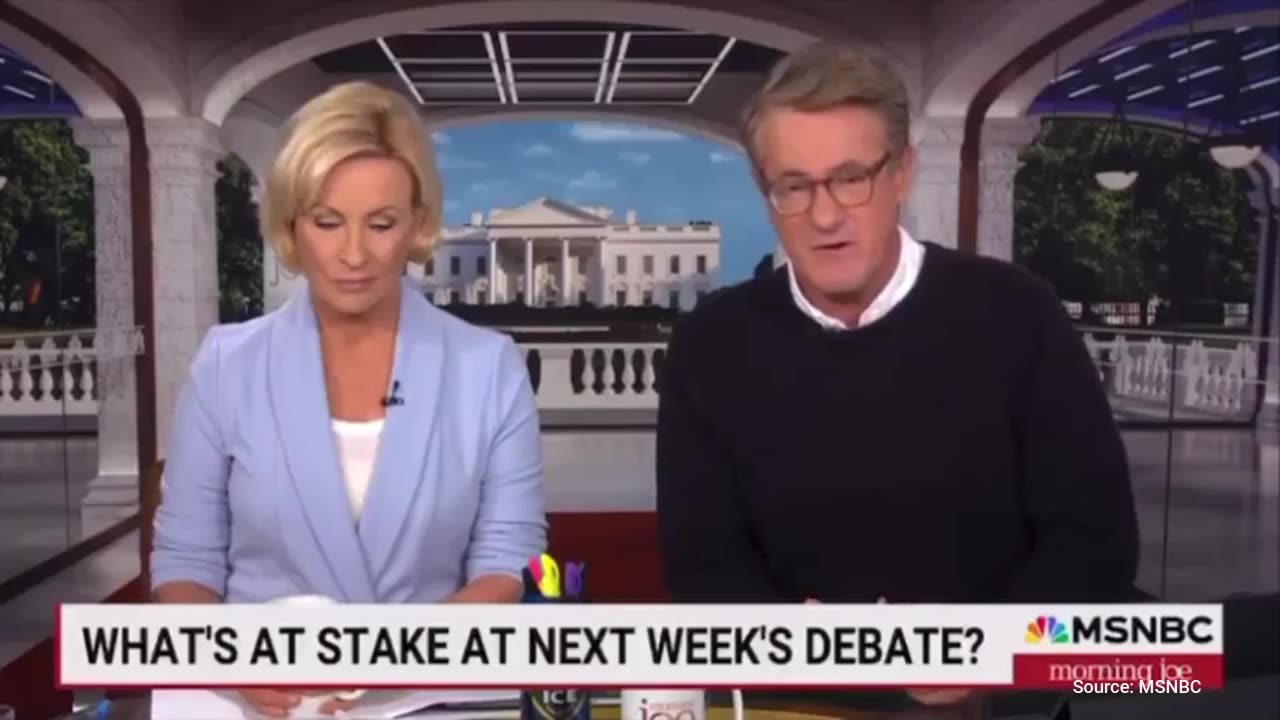 WTF: TDS-Suffering 'Morning Joe' Says Trump Wilol Try To Steal Biden's Mic In Debate...WTF!