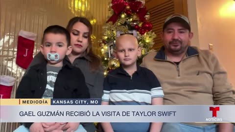 Taylor Swift sorprendió a un niño latino sobreviviente de cáncer "el día más feliz de nuestra vida"