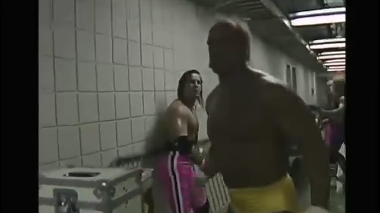Hulk Hogan Confronts Bret Hart & Shawn Michaels