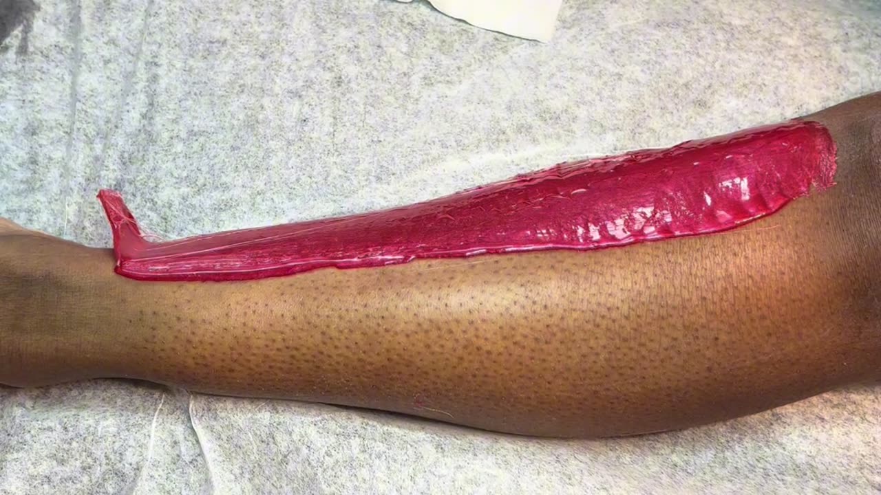 Leg Waxing with Cherry Desire Hard Wax | Esthetics With Toni