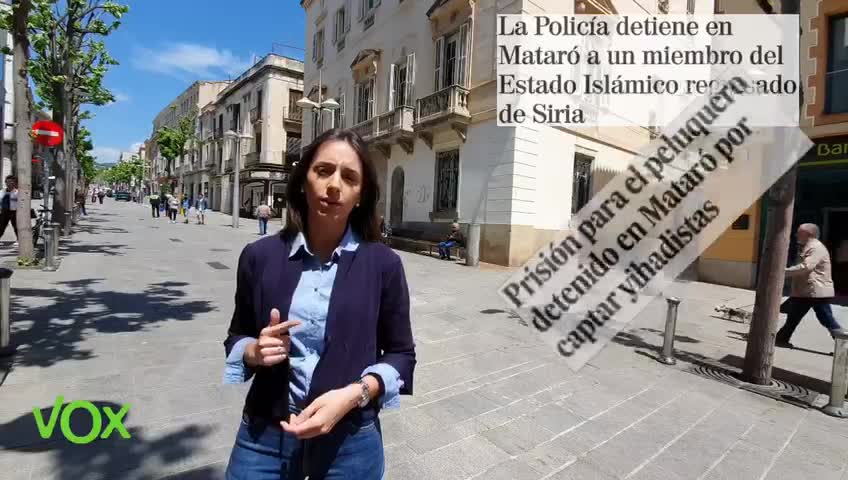 Alcaldable de VOX por Mataró Mónica Lora Cisqué se dirige a los vecinos de la ciudad