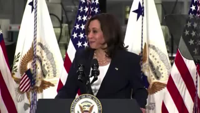 Everybody's Laughing' — Kamala Harris Jokes About 'Unisex' Hard Hats