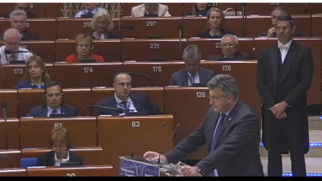 Plenkovićev govor u EP