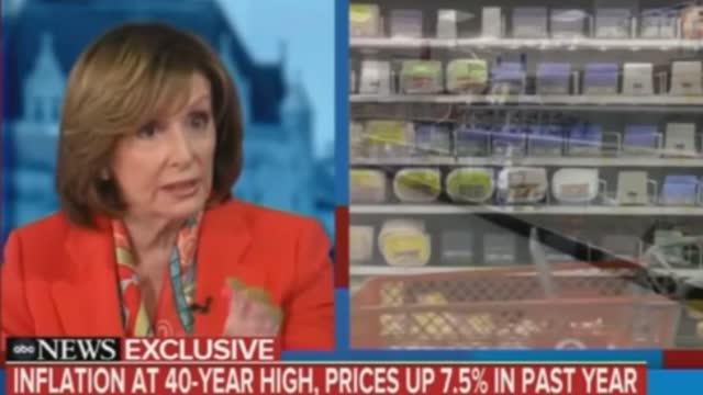 Nancy Pelosi Lying about Inflation