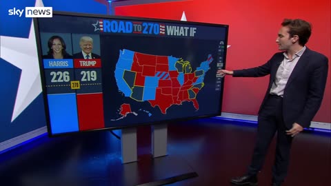 US election: How are the seven swing states polling?