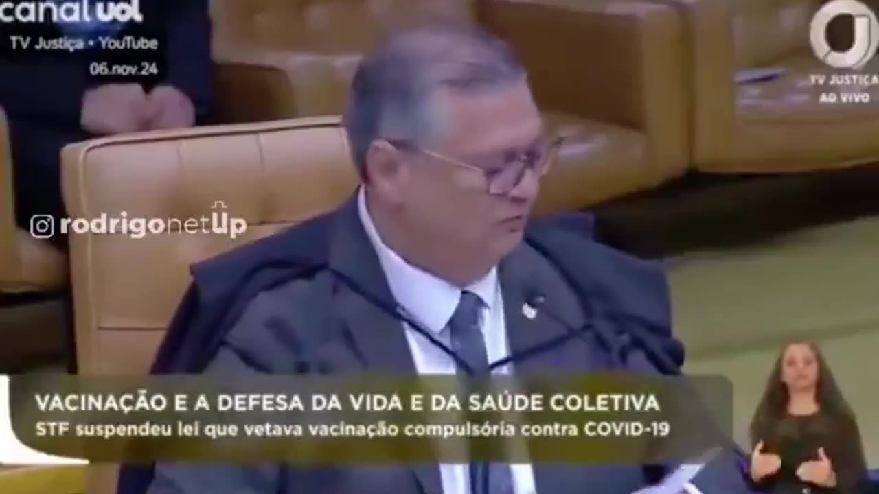 FLAVIO DINO DISCORRE SOBRE A LIBERDADE DELE DE TOLHER A SUA LIBERDADE