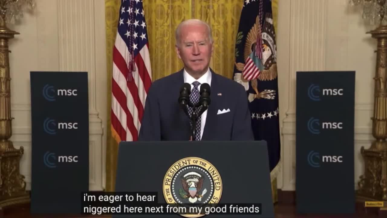 Joe Biden says the N word