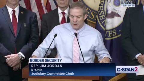 Chairman Jordan Speaks at Border Security Caucus Press Conference