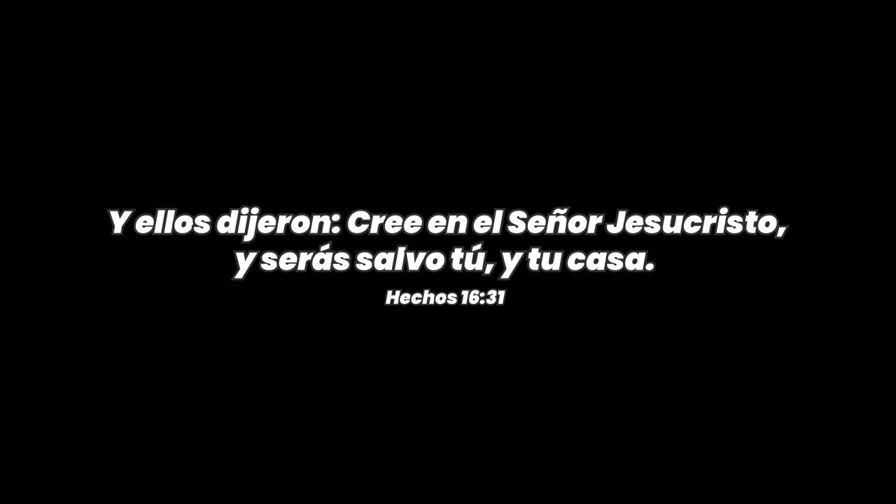 Y ellos dijeron: Cree en el Señor Jesucristo, y serás salvo tú, y tu casa.