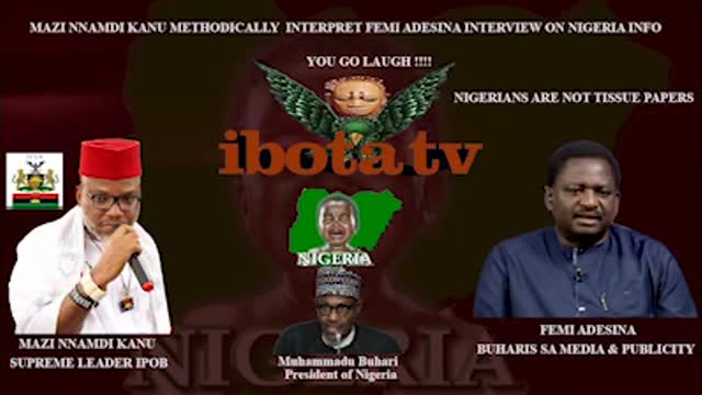 MAZI NNAMDI KANU METHODICALLY INTERPRET FEMI ADESINA INTERVIEW (YOU GO LAUGH !!!!)