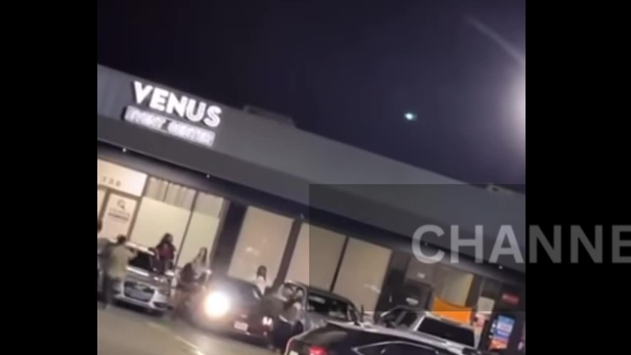 Graphic Video shows moments shots fired outide Venus Event Center in Austin