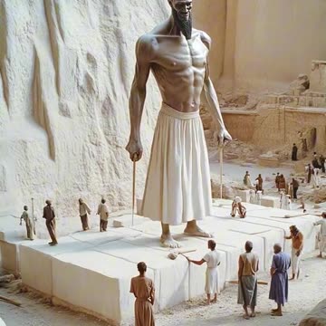 AI-Generated Video of How the Pyramids Were Built