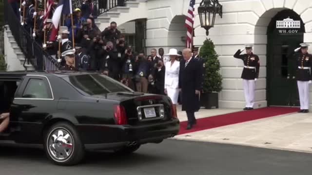 Trump & Melania"Finally Leaves The White House