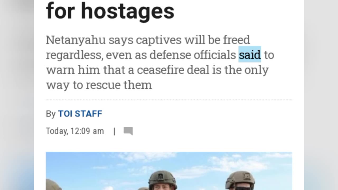 Breaking news- Netanyahu touring gaza , offer 5$M for hostages plz watch