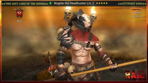 Raid Shadow Legends - Nogdar the Headhunter - Classic Skin