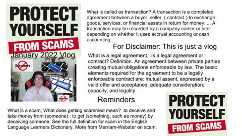 Avoid Getting Scam / Tagalog / January 2022 / Selfcare