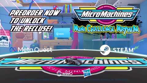 Micro Machines Mini Challenge Mayhem - Official Overview Trailer- Upload VR Showcase Winter 2023