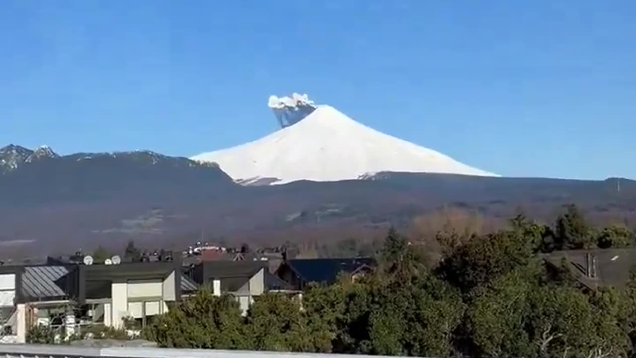 Villarrica Volcanic Eruption in Chile 6/29/24