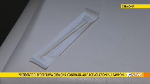 Presidente di FederFarma Cremona contraria alle agevolazioni sui tamponi