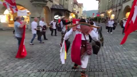 LIVE: Bern / Schweiz Spontan Demo 02.09.2021 #irl