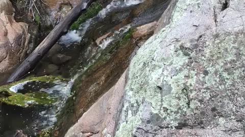 Tiny waterfall in the forests of Arizona