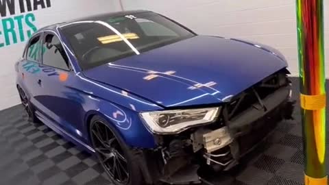 Car shape modification, stick polarized protective film.