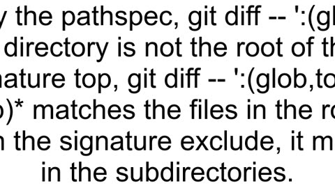 In git diff how to exclude root level files