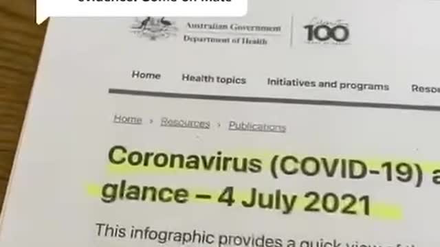 Australian Citizen Shows CV Death Numbers