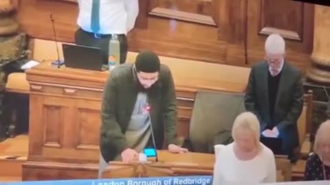 Islamic prayers were held before the Labour Council meeting In the London Borough of Redbridge