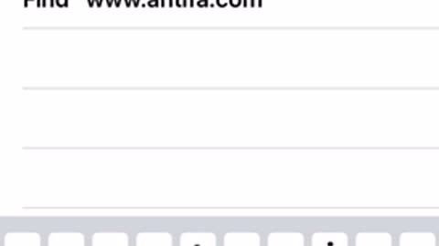 Now if you type antifa.com on your browser