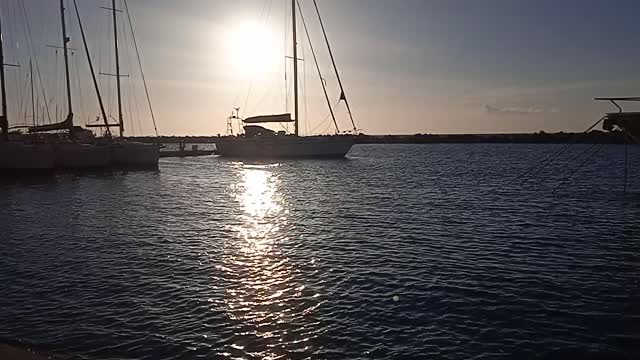 Jetty in Greece , city of Patras - Molos place