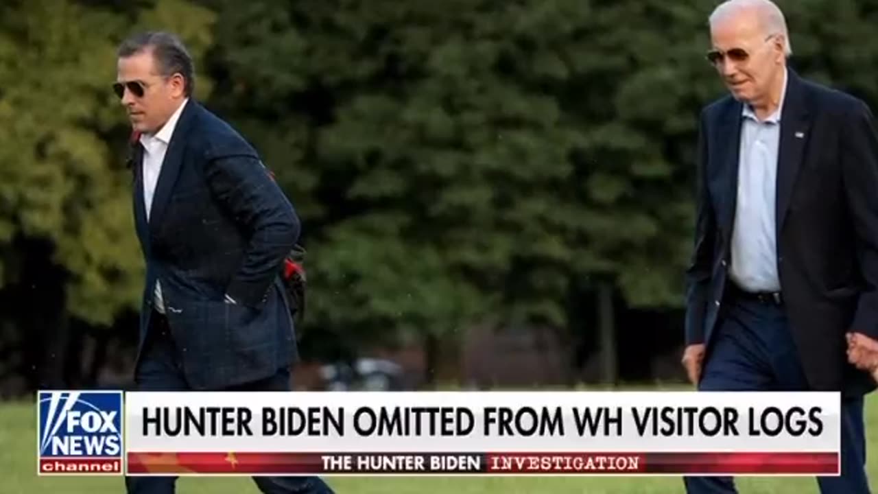 White House omits Hunter Biden from visitor logs ... no logs of any personal guests