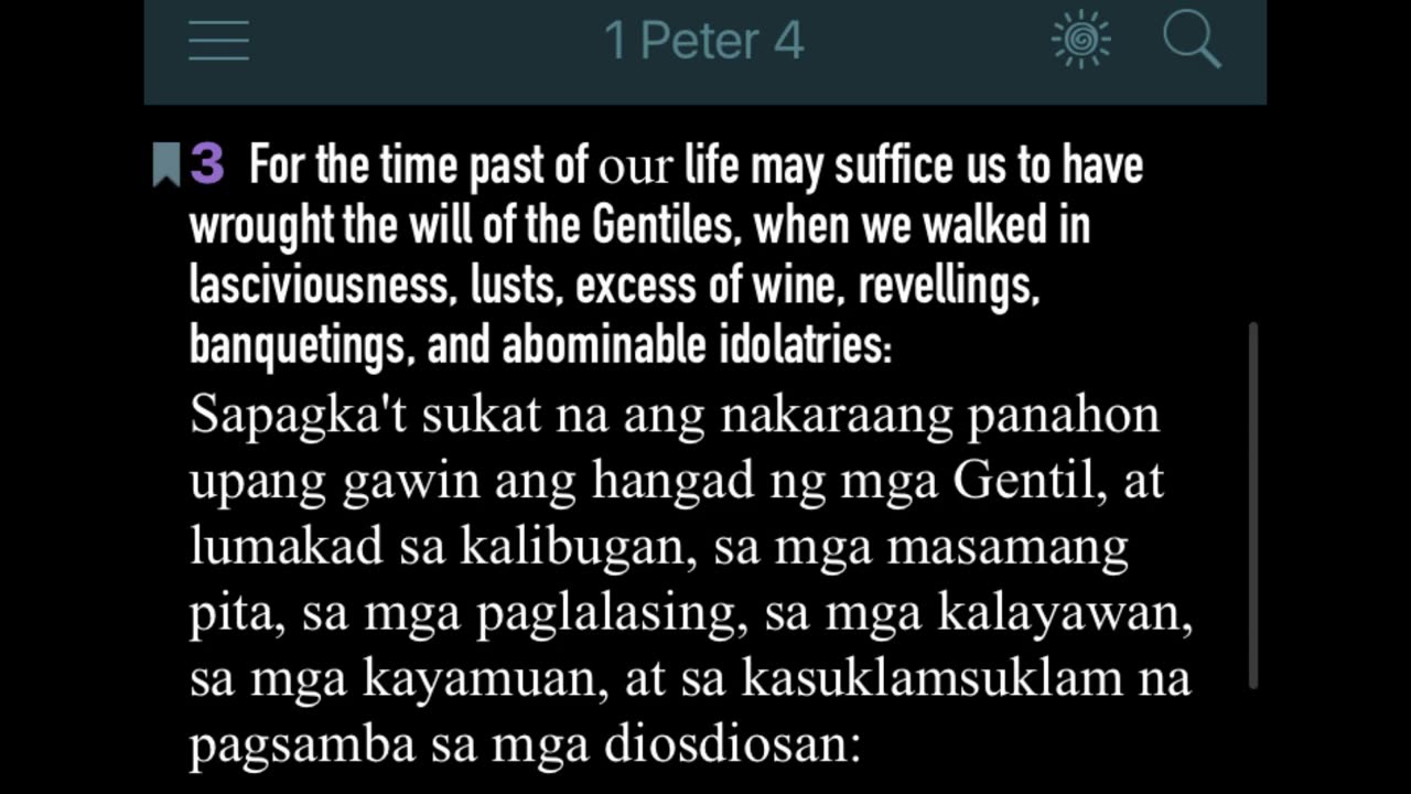 AwitngBanalnaKasulatan 1Peter4 Be Sober (Holy Focus Harp Mix)(InTagalog) #pinoy #tagalog #ahayah