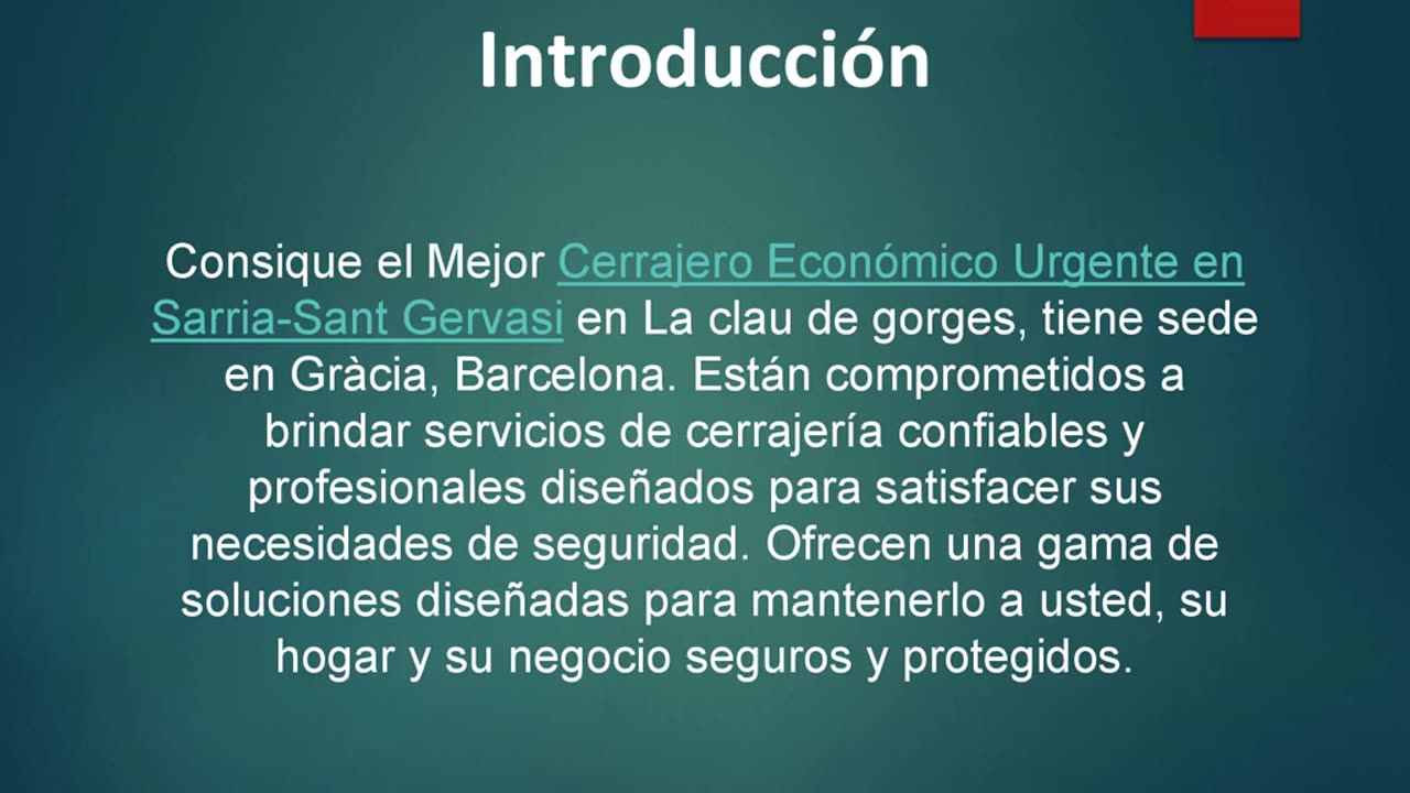 Mejor Cerrajero Económico Urgente en Sarria-Sant Gervasi