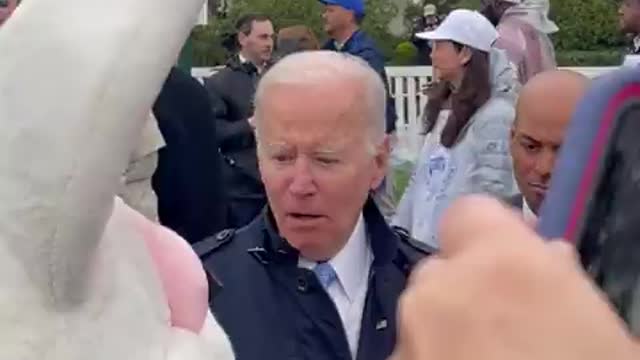 Easter Bunny STOPS Biden from Talking about Afghanistan and Pakistan