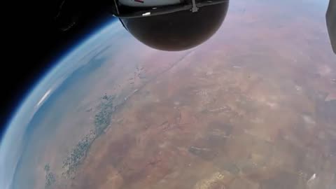Record breaking space jump - free fall faster than speed of sound - Red Bull Stratos.