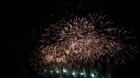 The fireworks