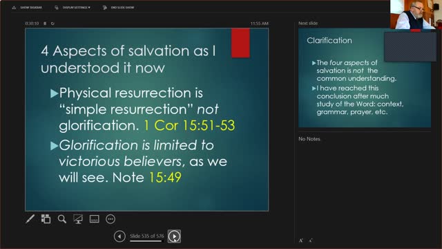 Sunday April 10, 2022 Revelation: Doctrine of Glorification (2)