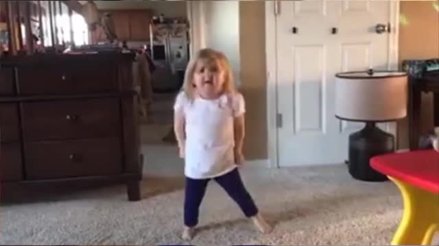 Amazing dancing of Cute baby Girl