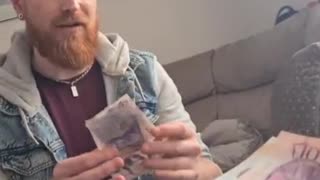 Woman takes man's money