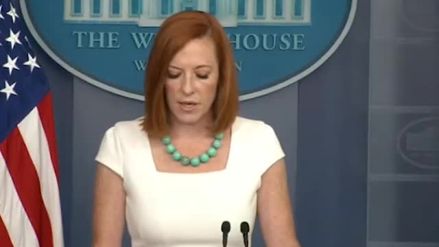 Jen Psaki says President fully supports Speaker Pelosi and the 1/6 Committee