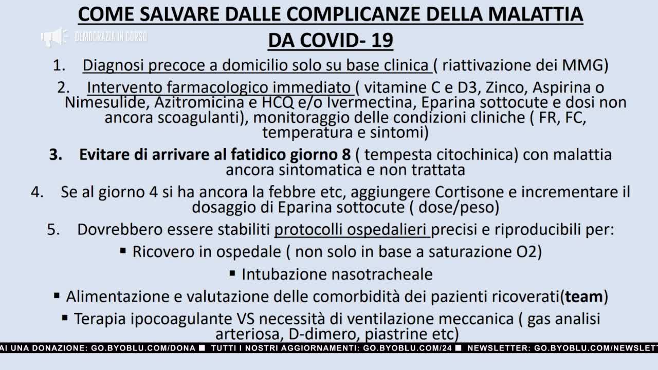 Cure domiciliari precoci e trattamenti ospedalieri - 1 convegno nazionale Roma